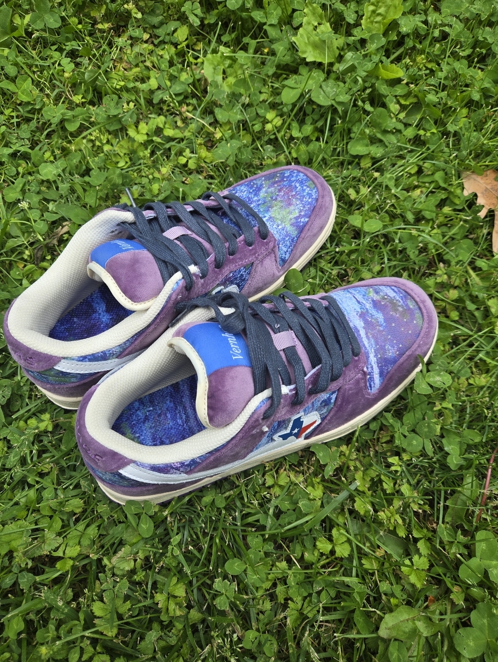 Custom Nike Dunk Low SE Hydrangeas Texas Star Vernhan Men's / Women's Size 9 Men